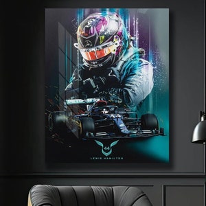 Formula 1 Motivazionale Tela o Arte Acrilica Arte Ispiratrice Formula 1 Auto Decorazione Murale Stampa Ispiratrice Grande Stampa Su Tela Idea Regalo Arte