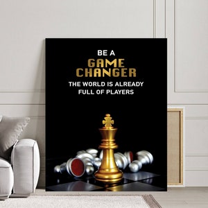Chess Quote About Winning The Game poster 20x30 Strategy Inspiration