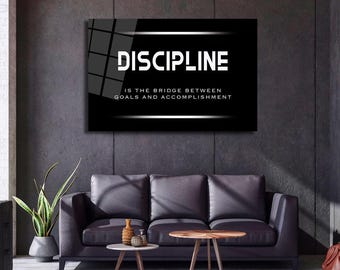 Discipline Noun Definition Art: Motivational Gym Decor, Modern Office Art