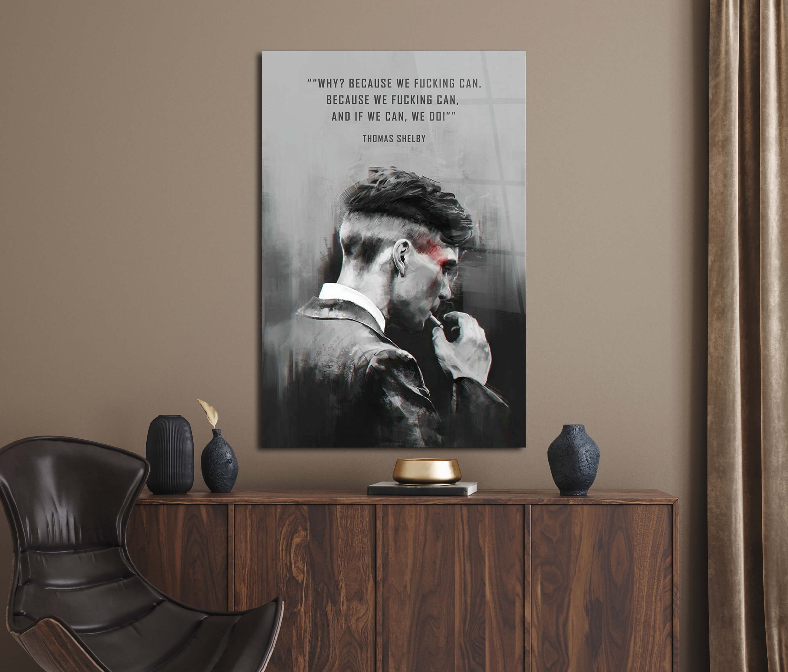 Discover Thomas Shelby Motivation Quote Poster For Office Canvas Wall Decor Inspirational Art Canvas