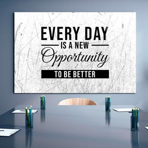 Inspiration Für Das Erreichen Träume Selbsthilfe Motivations-Zitate Haus Kunst Gelegenheit Erfolg Leinwand Kunst Büro Wand Kunst Illustration Druck