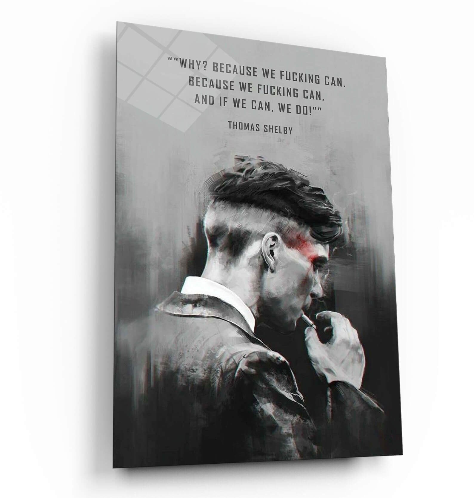 Discover Thomas Shelby Motivation Quote Poster For Office Canvas Wall Decor Inspirational Art Canvas