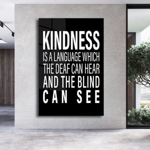 Freundlichkeit Substantiv Motivation Erfolg Leinwand Büro Acryl Kunstdruck Benutzerdefinierte Zitate Wandkunst Entrepreneur Mindset Print Geschenk Ideia Art