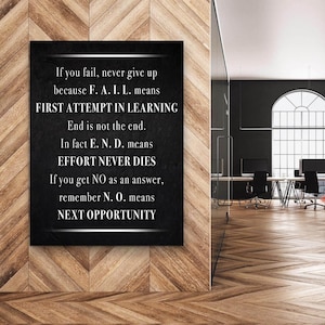 Motivação Citações Decoração de Parede Pôster Inspirador Tela Decoração de Casa Ilustração Arte Escritório Impressão de Parede Empreendedor Arte Decoração Ideias para Presentes Arte
