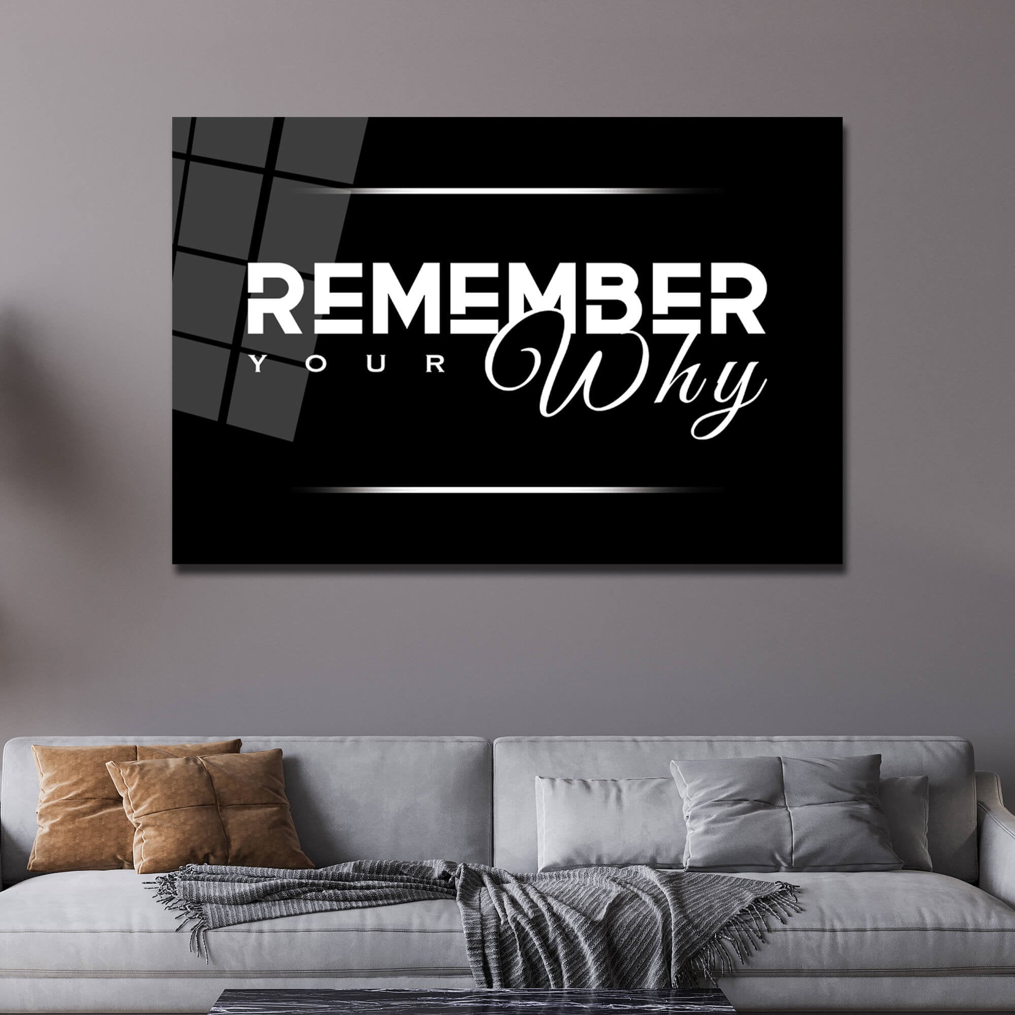 Remember Your Why Canvas Wall Decor Motivational Art Office Poster Inspirational Office Wall Decor