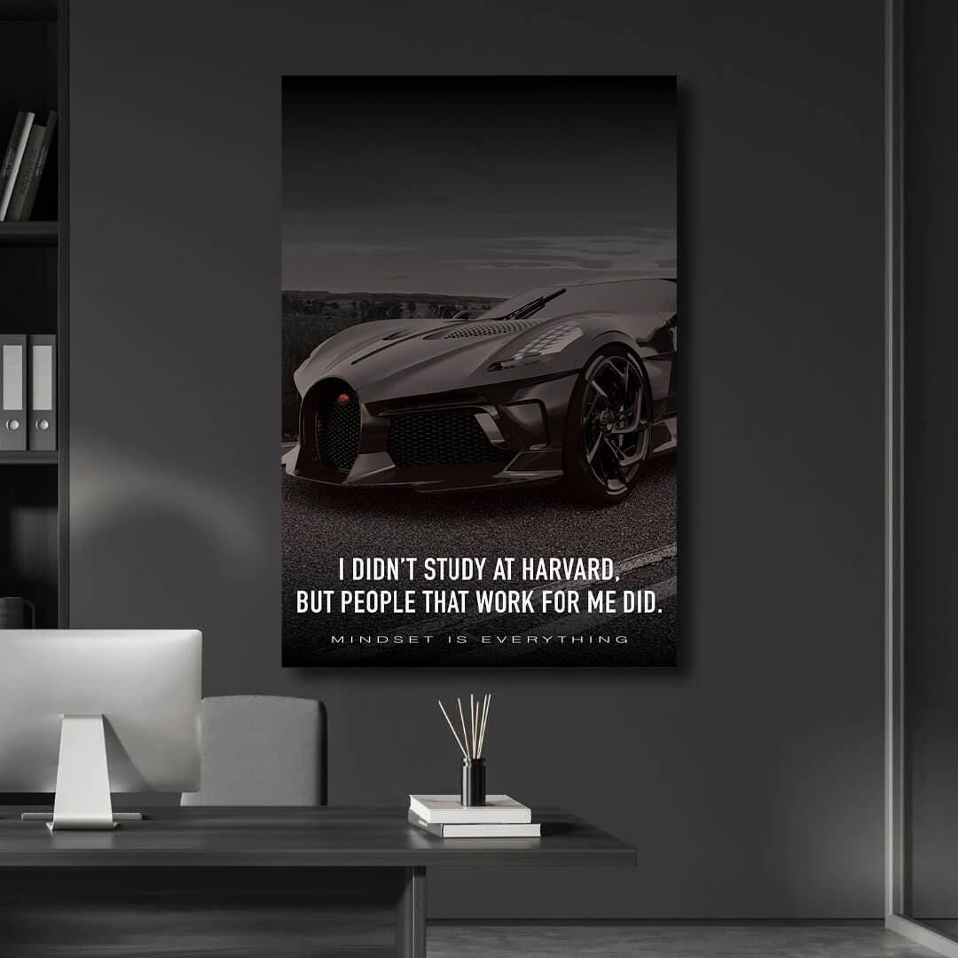 Mindset Wall Art Luxury Car Decor Print Wall Decor Acrilyc Glass ...