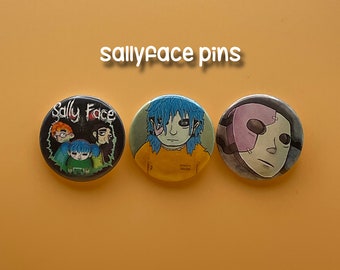 Sallyface Pin-Back Buttons