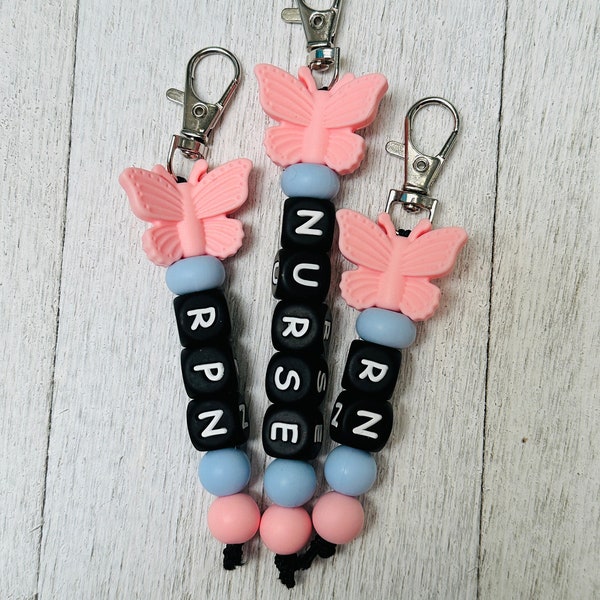 Badge Buddy Keychain Accesories for nurses|personal care workers|clinical externs|healthcare|nurse accessories|gift for nurse| Custom made