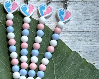 Cervical Dilation Beads for Labor and Delivery/Dilate Bead/Badge Buddy/Badge accessory for nurse flower, butterfly, cute, aesthetic