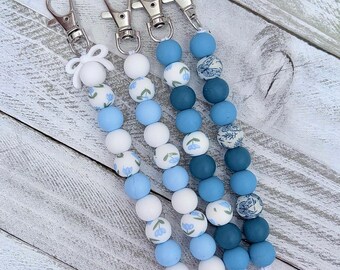 Sierlijke blauwe cervicale verwijdingskralen voor bevalling Sierlijk en meisjesachtig