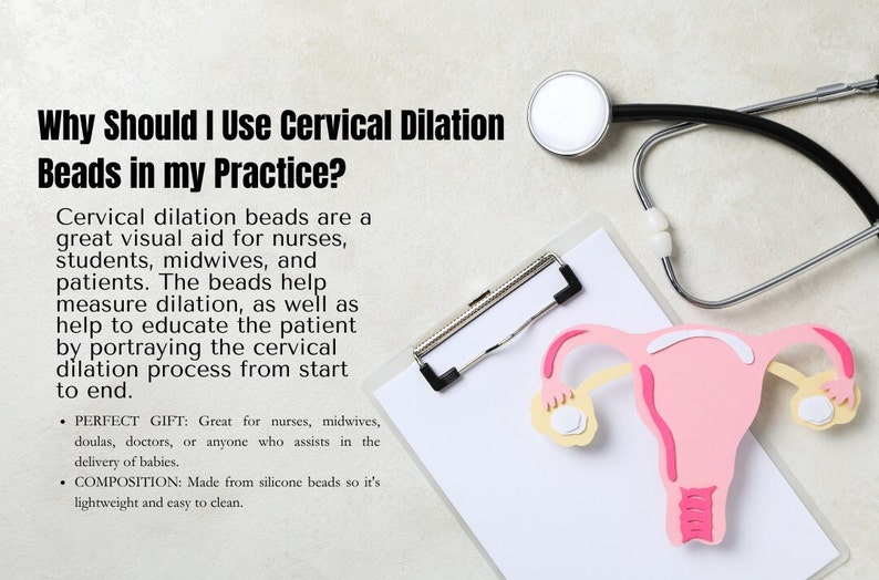 Dilation Beadslabor and Delivery Cervical Dilation Beadsmidwifenurse Midwife Gift Mother Baby