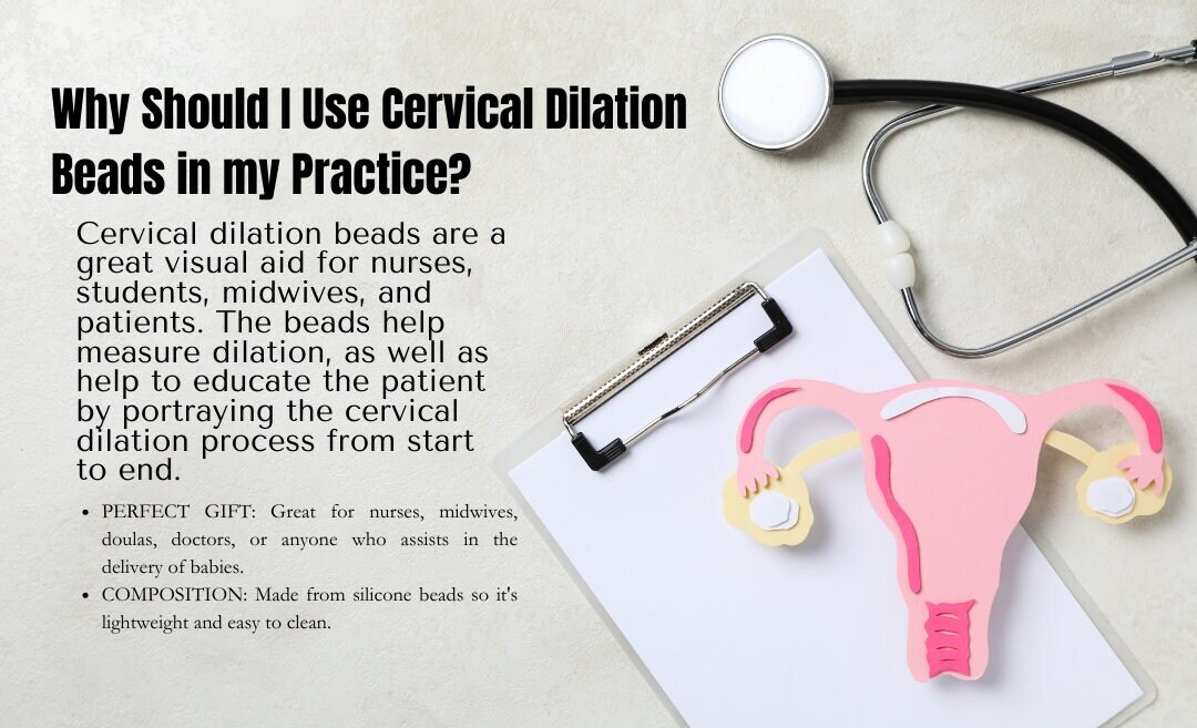 Labor and Delivery Cervical Dilation Beaded Keychain/badge Buddy Etsy