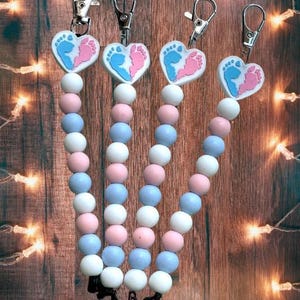 Cervical Dilation Beads for Labor and Delivery/Dilate Bead/Badge Buddy/Badge accessory for nurse flower, butterfly, cute, aesthetic