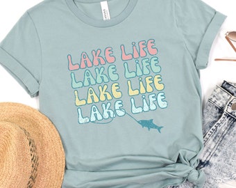 Like Life Shirt| Matching Lake TShirts| Lake Trip T-Shirt| Pontoon Boat Shirt| Family matching tee| Summer Camp shirt| Vacation Mode Shirt