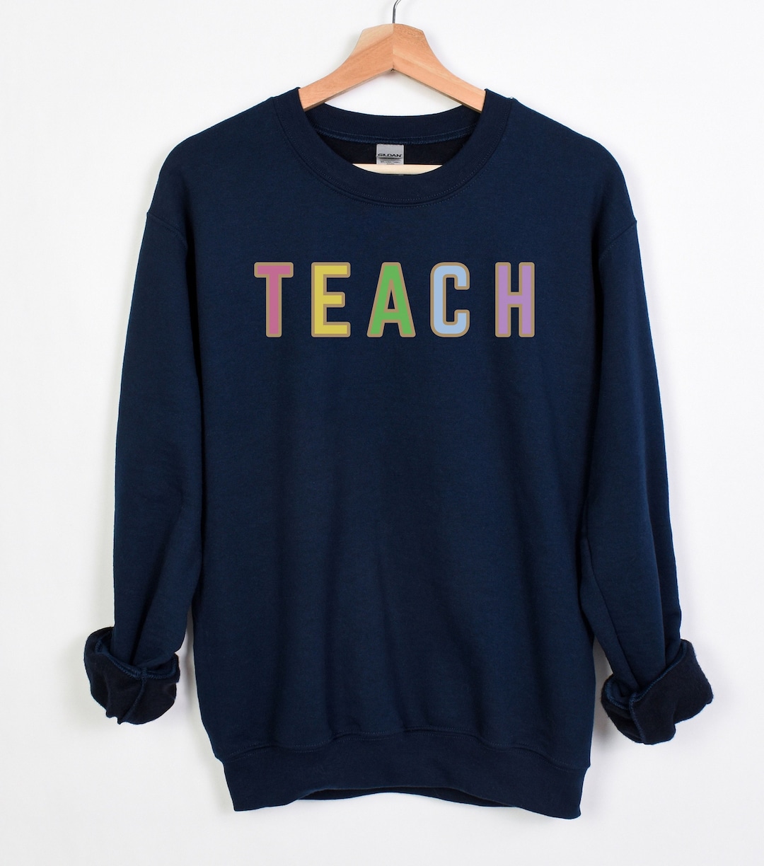 Teach Sweatshirt Teacher Sweatshirt Teacher Tshirt Elementary School