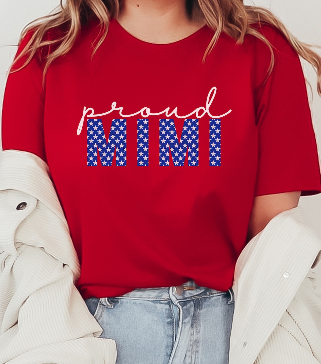 Proud Mimi Shirt Patriotic Mimi Shirt Shirt for Mimi Gift for Mimi 4th ...