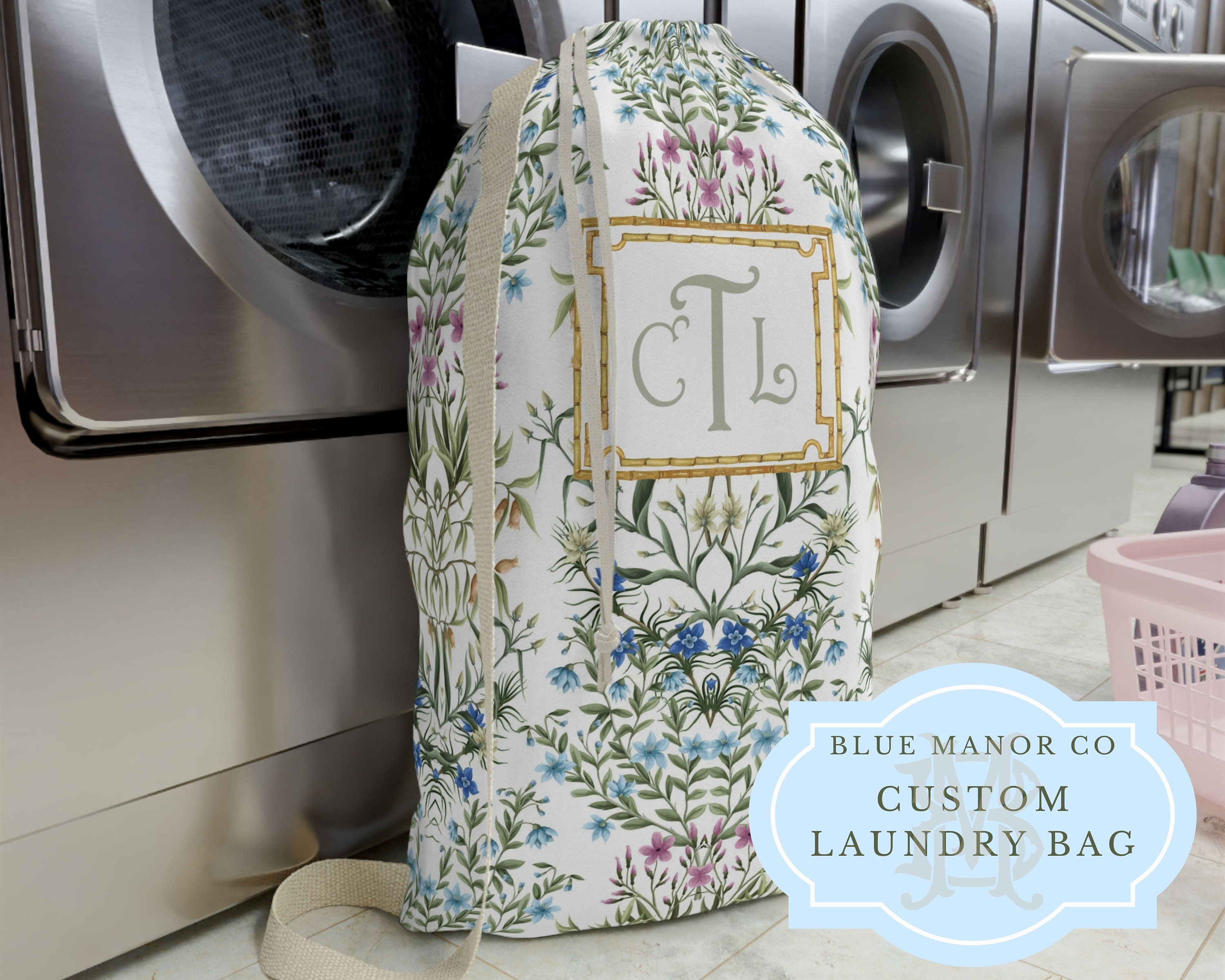 Trippy Psychedelic Floral Laundry Basket