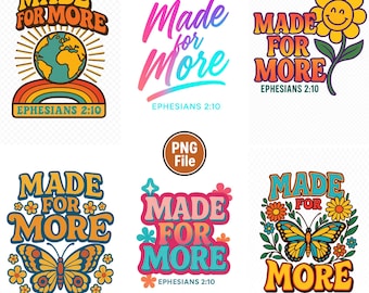 Ephesians 2:10 PNG Bundle | Christian Designs (Digital Download)