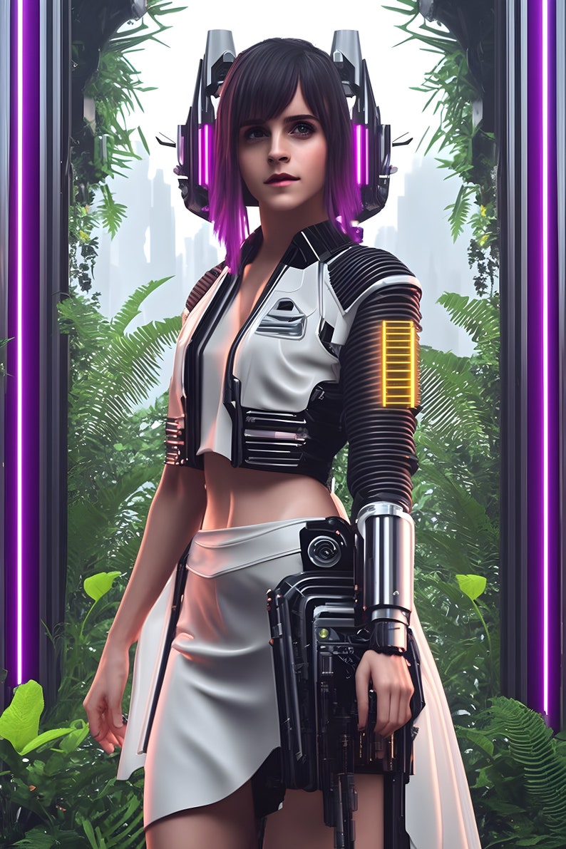 Sci-fi Girl Emma Watson AI Generated Art Cute Futuristic - Etsy Canada