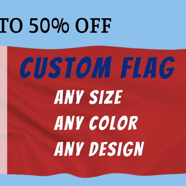 Custom Flag 3x5 Etsy