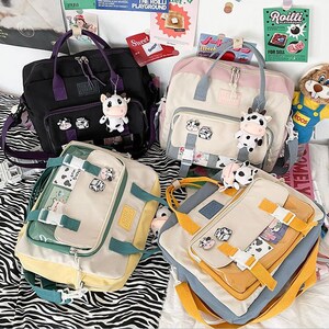Japanese cute shaped Messenger Bag Backpack by0132