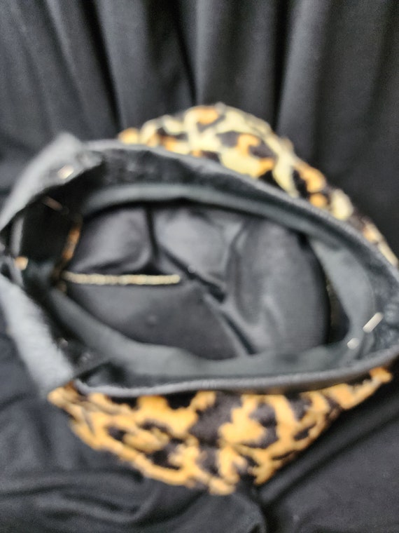 1960's Vintage Leopard Printed Hat - image 4