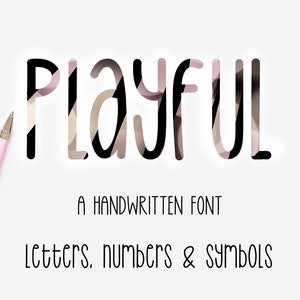 Speels handgeschreven lettertype voor netjes schrijven | Schriftelijk handschrift van studenten | Digitale Planner Studie iPad | Goodnotes Opmerkelijkheid