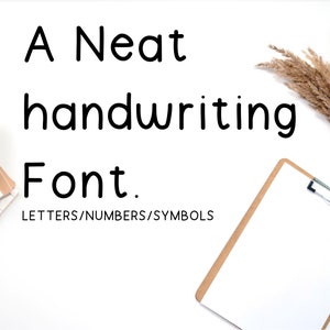 Ellaphant Handgeschreven lettertype voor het maken van notities Schattig Netjes schrijven Leuk geschreven Handschrift van studenten Digitale planner Studie iPad Goodnotes Opmerkelijkheid