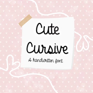 Schattig cursief handgeschreven lettertype voor netjes schrijven | Schriftelijk handschrift van studenten | Digitale Planner Studie iPad | Goodnotes Opmerkelijkheid