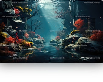Realistic virtual background with aquarium view for ocean and sea lovers | Suitable for Zoom, Google Meet, Microsoft Teams | Water view
