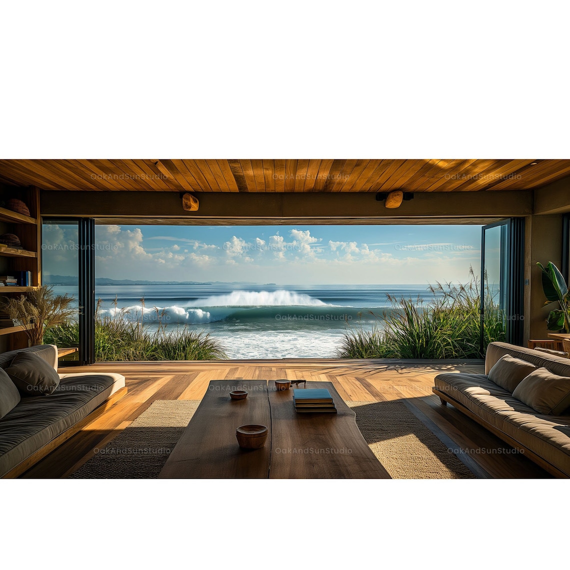 Ocean View Virtual Background | Zoom, Teams, and More (PNG Digital ...