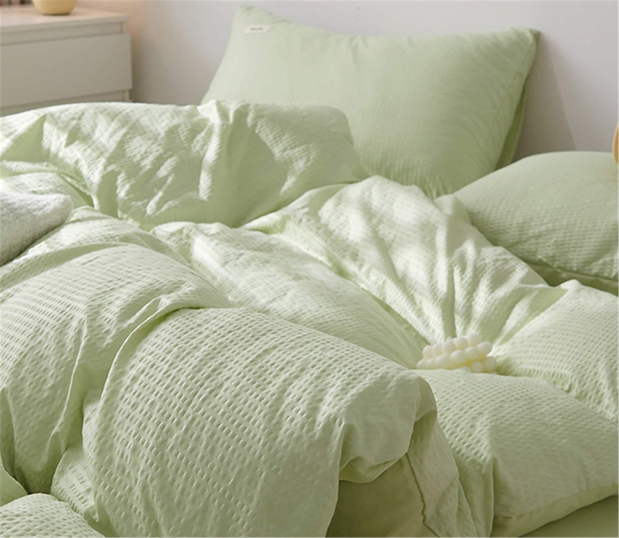 Simple Waffle Cotton Duvet Cover Settwin Full Queen King Etsy