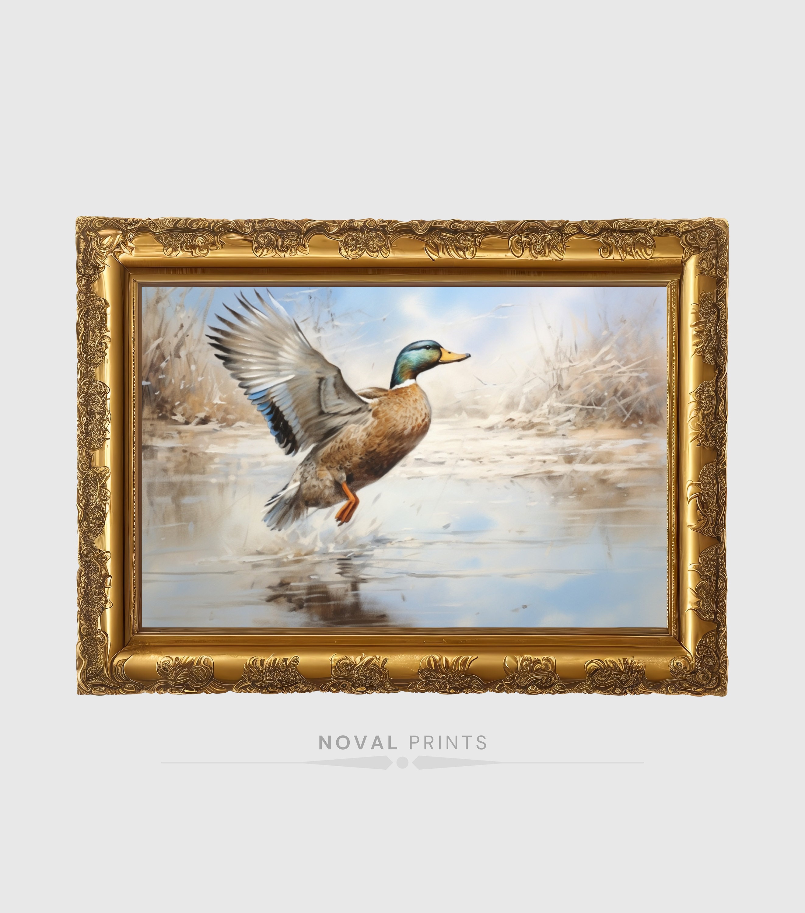 Mallard Duck, Hunting Wall Art, Hunting Nursery Decor, Duck Hunting