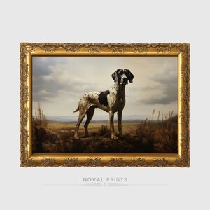 teal brown wall art,hunting wall decor,den decor,vintage wall art,printable wall art,large wall art,printable download,vintage prints,spaniel dog print,cabin decor,dog painting,water spaniel