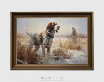 ヴィンテージ犬の絵画：アンティークハウンドとテリアのアート