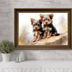 Yorkie Lover Gift, Yorkshire Terrier, Yorkie, Yorkie Art, Yorkie Print, Yorkie Decor, Yorkie Gift, Yorkie Watercolor, Yorkie Painting Wall