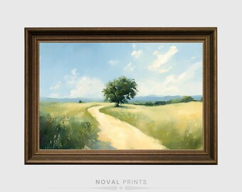 QUIET ROAD Art Print - Unframed Oil Painting Print