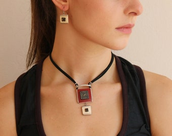 Contemporary African Jewelry Sets Sustainable up-cycled Jewelry Ethnic Chic Jewelry Eco Friendly Jewelry Nature Inspired Handmade Jewelry