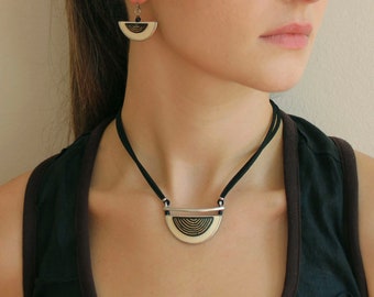 Contemporary African Jewelry Sets Tribal Jewelry Sets Ethnic Chic Jewelry Handmade Jewelry Unique African Jewelry  Upcycled Nature Jewelry