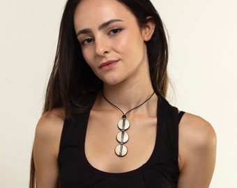 Ethnic  Choker Sustainable Upcycled Jewelry Eco Friendly Jewelry Adjustable Necklace Boho Jewelry Ethnic African Reversible Necklace
