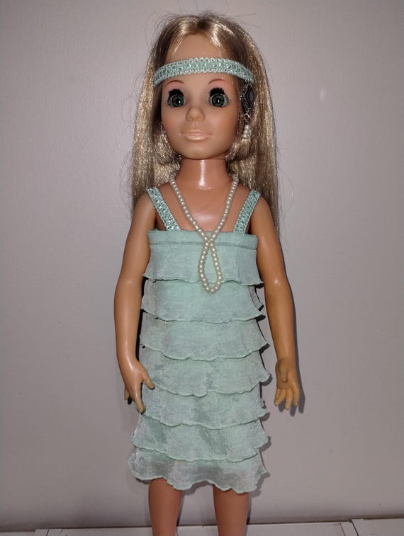 crissy doll green dress Chrissy doll