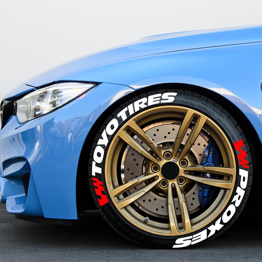 Permanent Tire Lettering TOYO TİRES PROXES Stickers Flag - Etsy