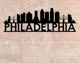 Philadelphia Skyline - Metal