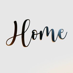 &#39;Home&#39; Schild aus Metall
