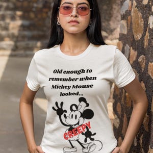 Vintage 1928 Mickey Mouse T-Shirt: Steamboat Willie Retro Tee Christmas gift