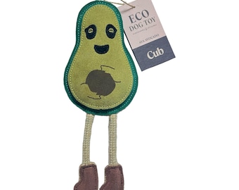 Ava Avocado - Eco-Friendly Dog Toys - Zero Plastic - Bio-degradable