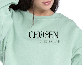 Chosen, Jesus Design, Bible Design Svg, Bible Versus Png, Religious Designs, Gift For Christians, Inspirational Svg, Chosen Svg Png Pdf, God