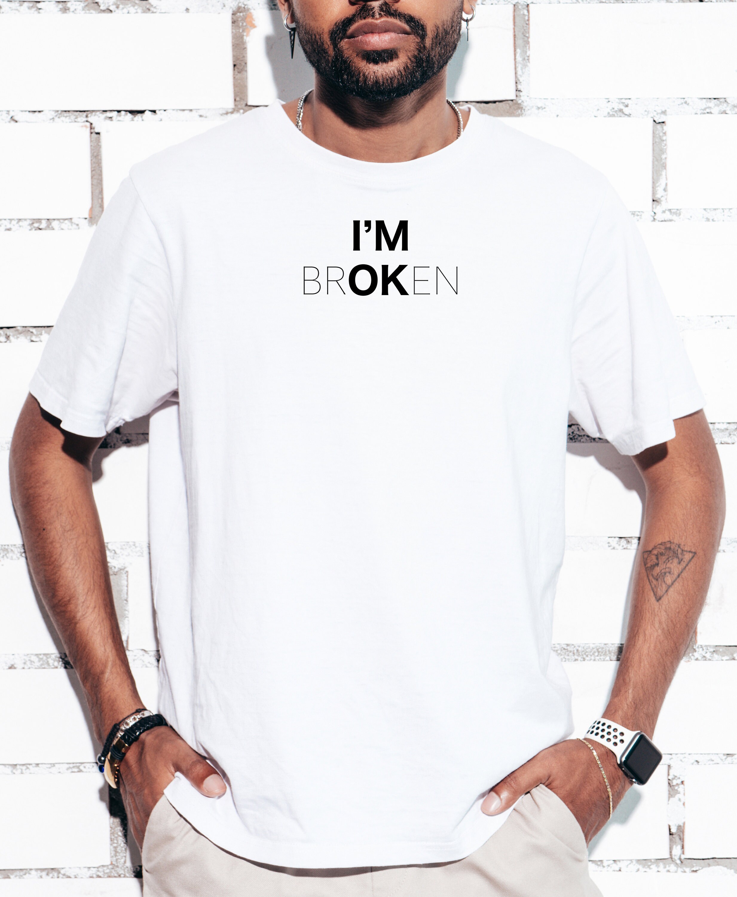 I'm Broken Svg, Funny Shirt Svg, Motivation Quote Png, Positive Vibe ...
