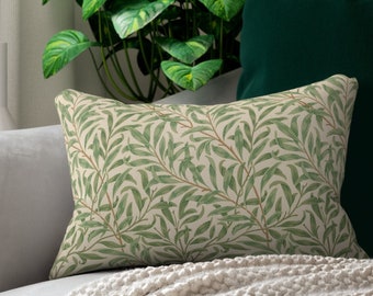 Poduszka lędźwiowa William Morris - Gałązka wierzby, kwiatowy, kanapa, sofa, mcm, kolonialny, nowoczesny z połowy wieku, sztuka i rzemiosło, rzemieślnik, misja
