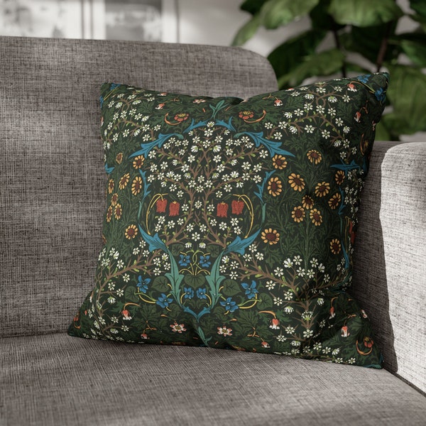 Blackthorne pillow or case - William Morris, Arts and Crafts, Craftsman, MCM, mid-century, floral, Dearle, cottage core, art nouveau